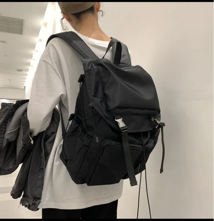 Unisex Casual Drawstring & Has - Laptop Backpack 15.6 ulasan dan harga