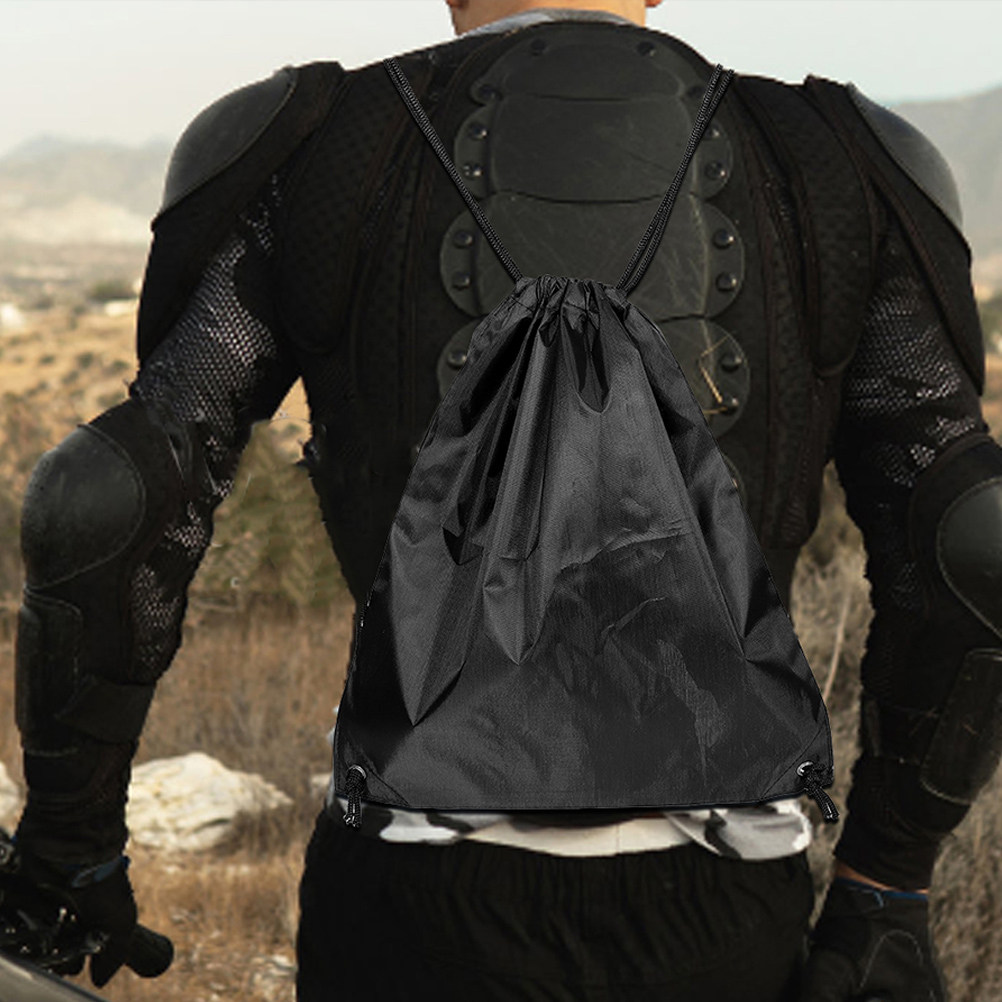 2Pcs Motorcycle Drawstring Bag - Drawstring Gym Bag ulasan dan harga