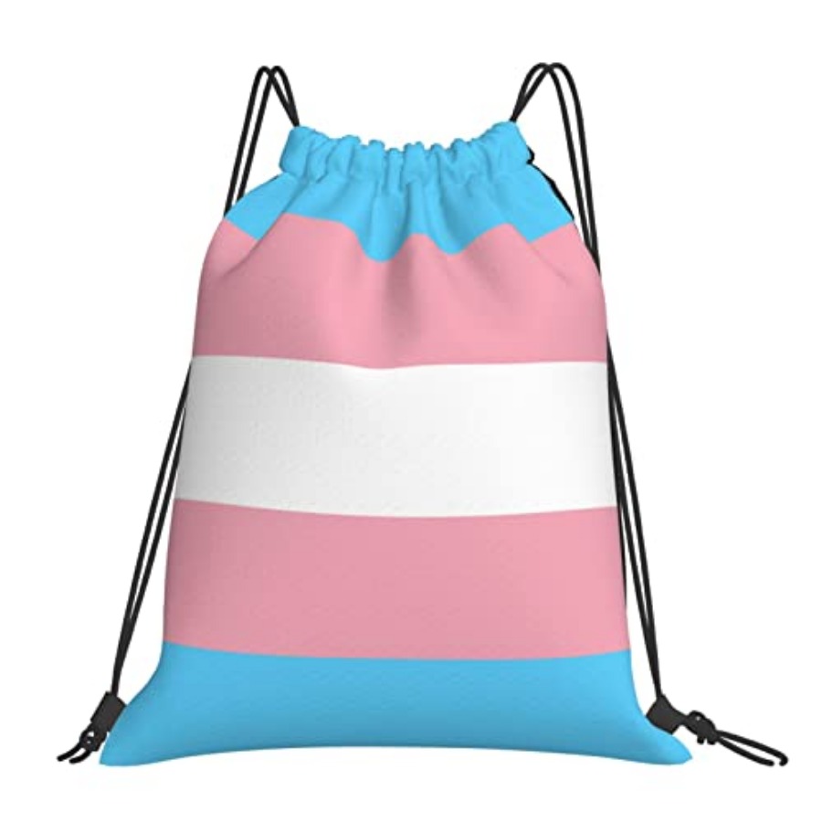 Transgender Pride Flag Unisex  - Drawstring Gym Bag ulasan dan harga