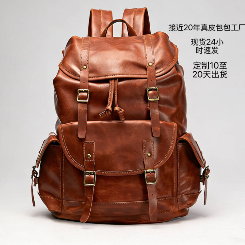 XZAN Men S Bags Fashion Europe - Leather Backpack Vintage ulasan dan harga