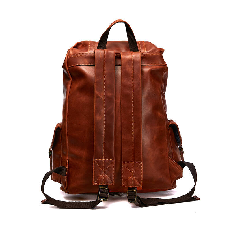 XZAN Men S Bags Fashion Europe - Leather Backpack Vintage ulasan dan harga