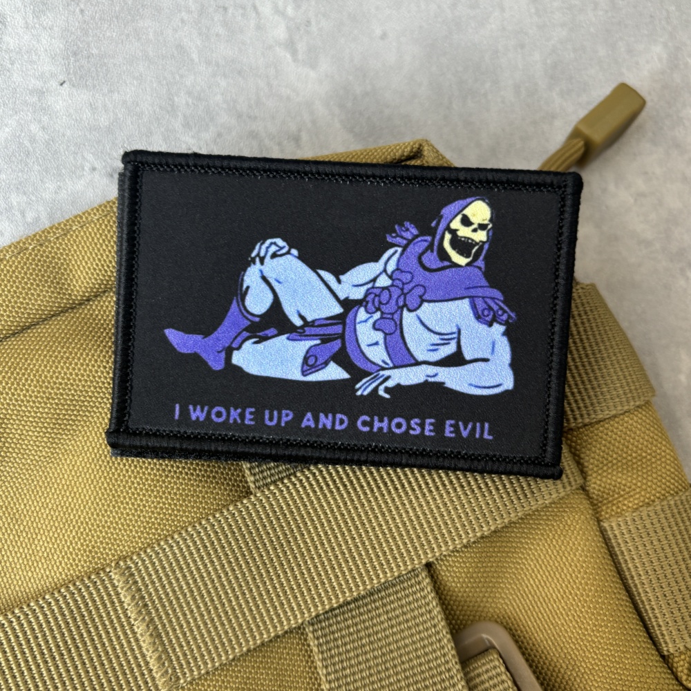 I WOKE UP AND CHOSE EVIL Tacti - Urban Backpack Tactical ulasan dan harga