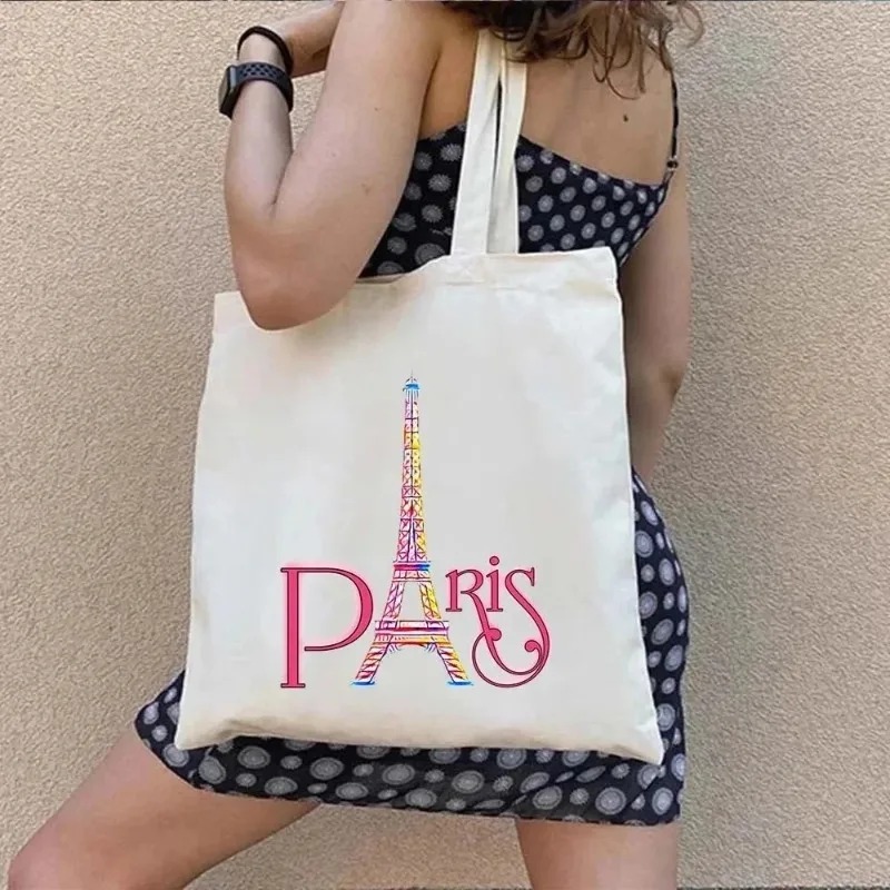 London UK Paris Printing Ladie - Canvas Backpack Casual ulasan dan harga