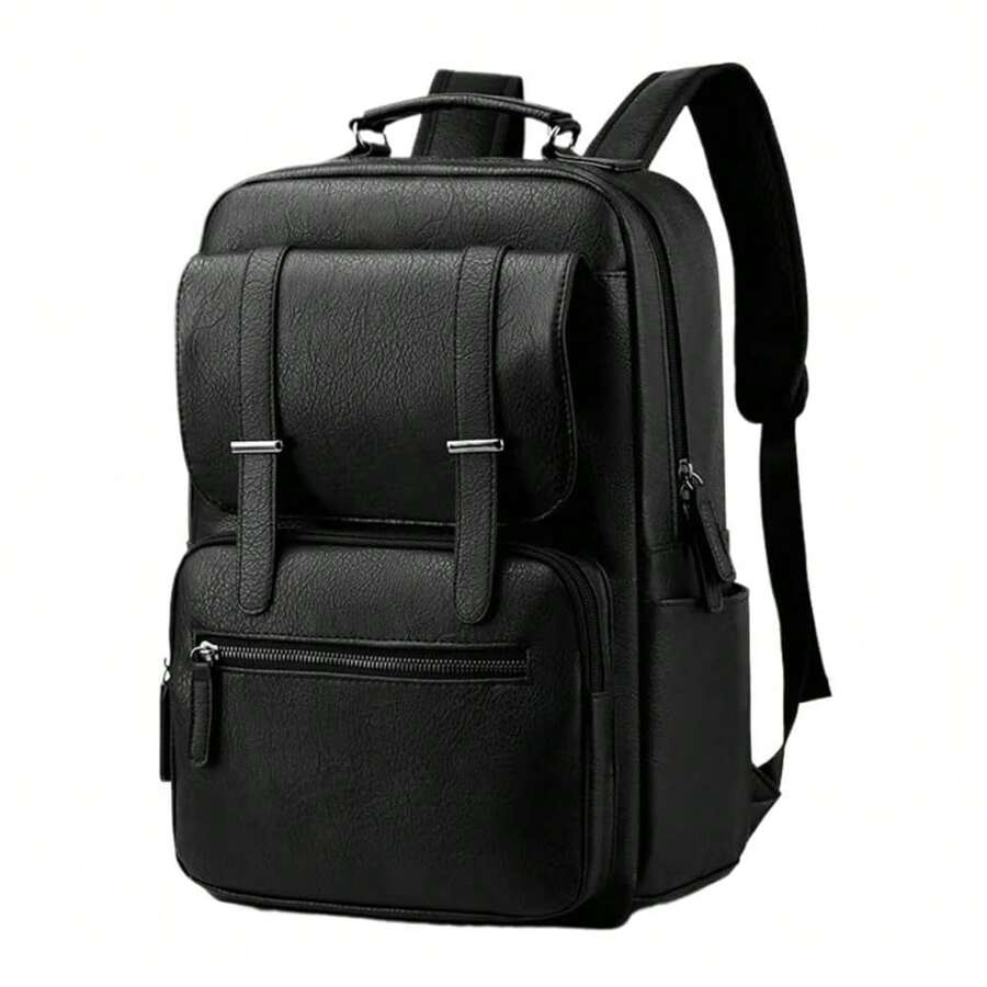 PU Leather Backpack For Men An - Leather Backpack Vintage ulasan dan harga