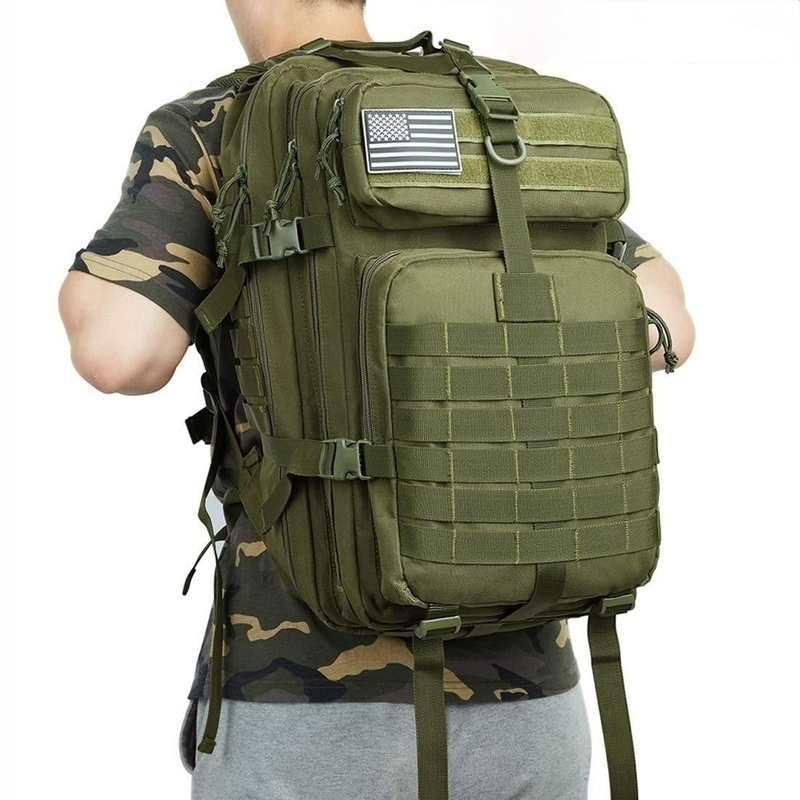 Oxford 50L1000D Nylon Waterpro - Rucksack Military Style ulasan dan harga