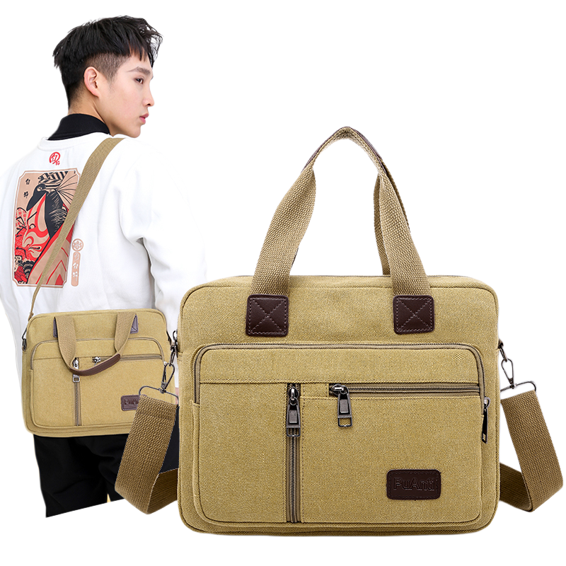 Men's Canvas Travel Handbag La - Canvas Backpack Casual ulasan dan harga