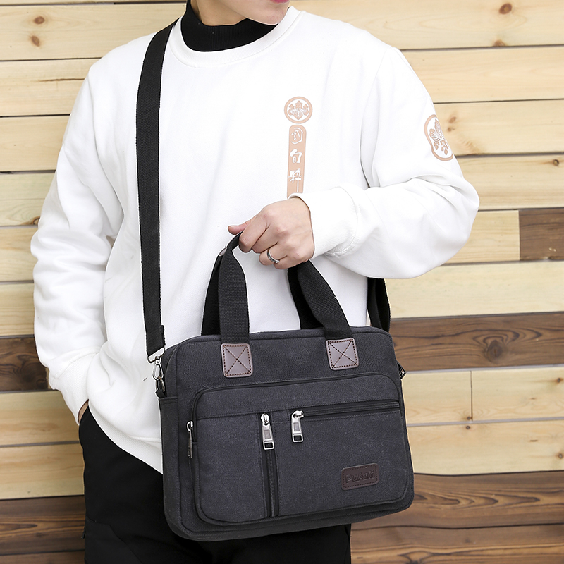 Men's Canvas Travel Handbag La - Canvas Backpack Casual ulasan dan harga