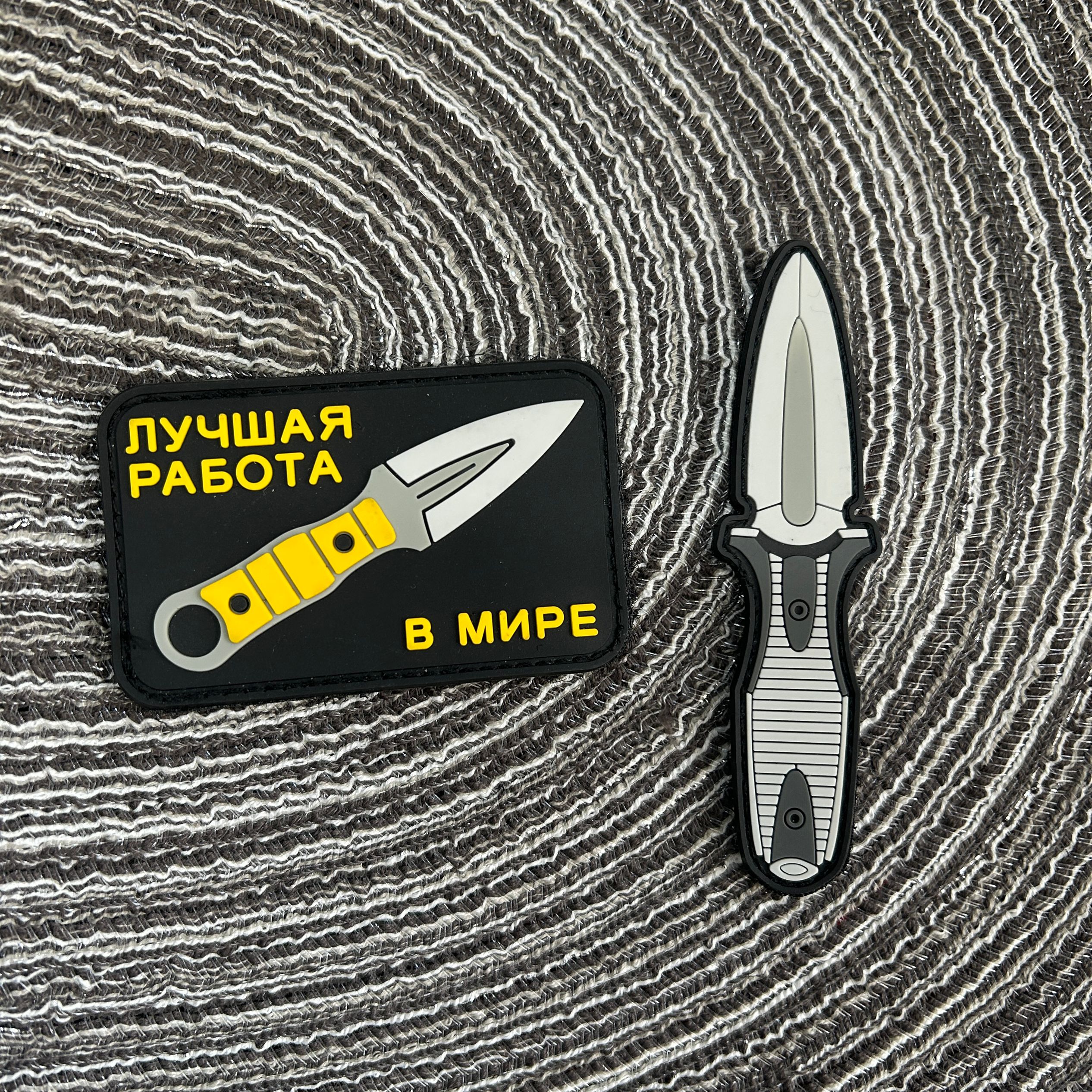 Handmade knife morale badge PV - Urban Backpack Tactical ulasan dan harga