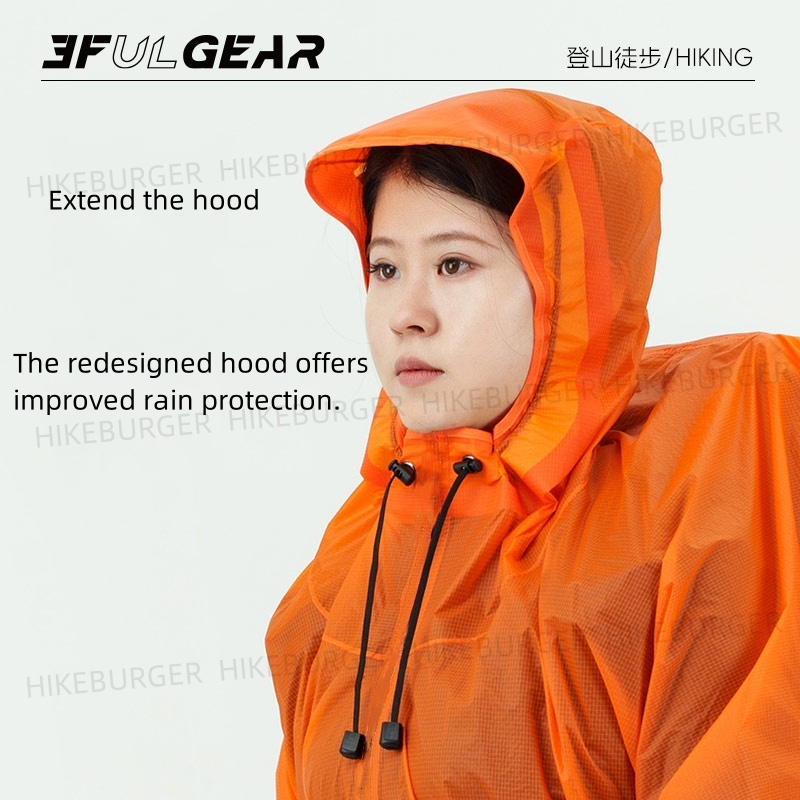 3F UL GEAR 3 in1 Rain Poncho O - Rain Cover Backpack ulasan dan harga