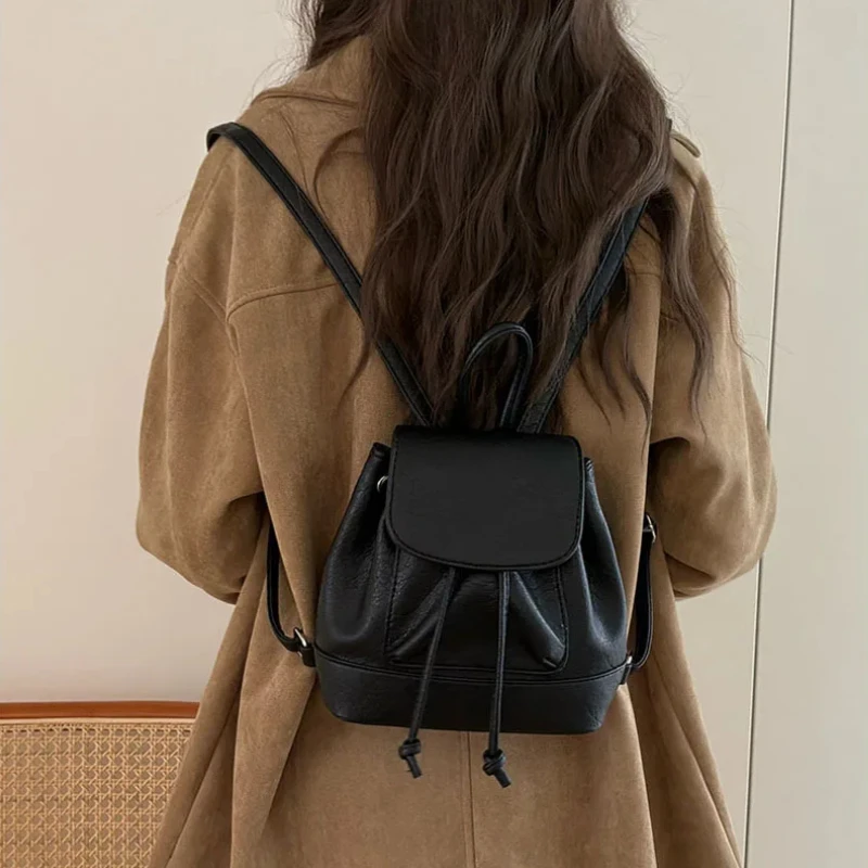 Small Fashion Backpacks School - Leather Backpack Vintage ulasan dan harga