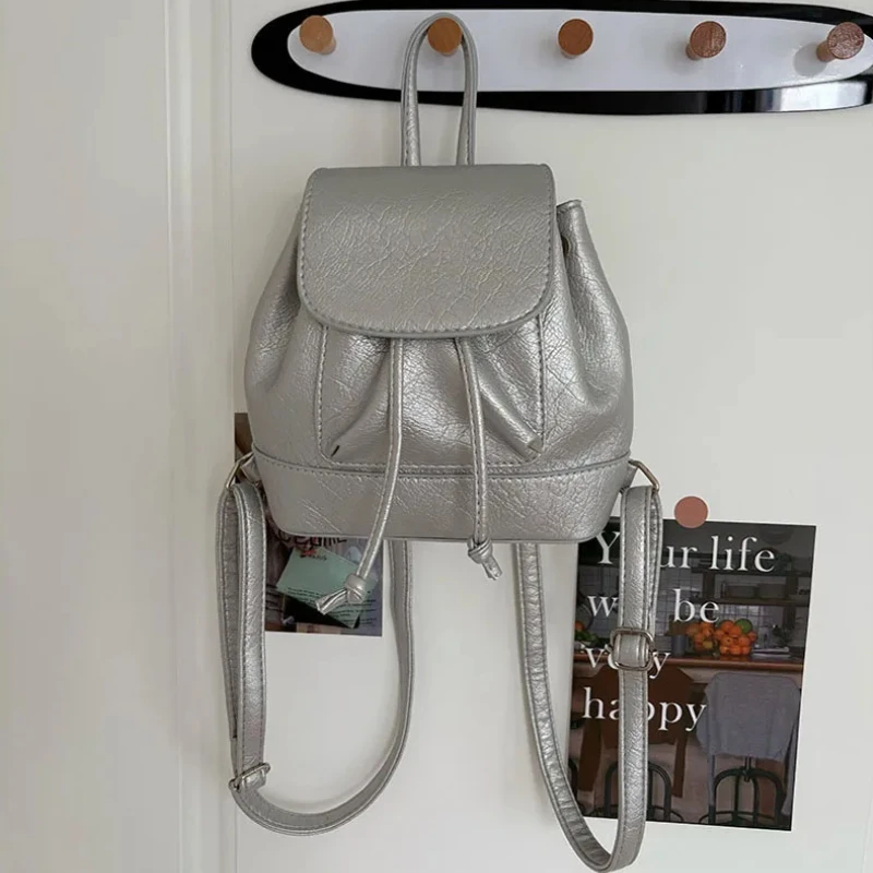 Small Fashion Backpacks School - Leather Backpack Vintage ulasan dan harga