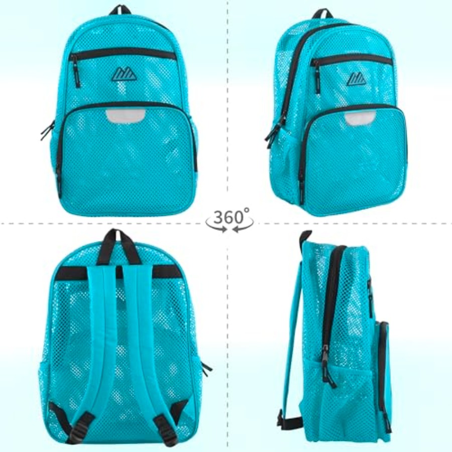 Reflective Mesh School Backpac - School Backpack Teen ulasan dan harga