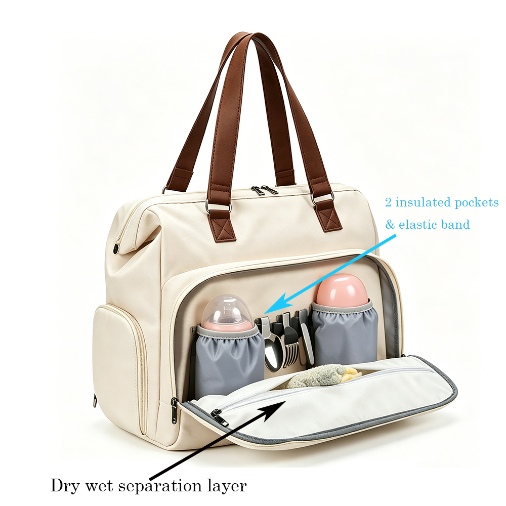 Large Capacity Diaper Bag Momm - Backpack Insert Organizer ulasan dan harga