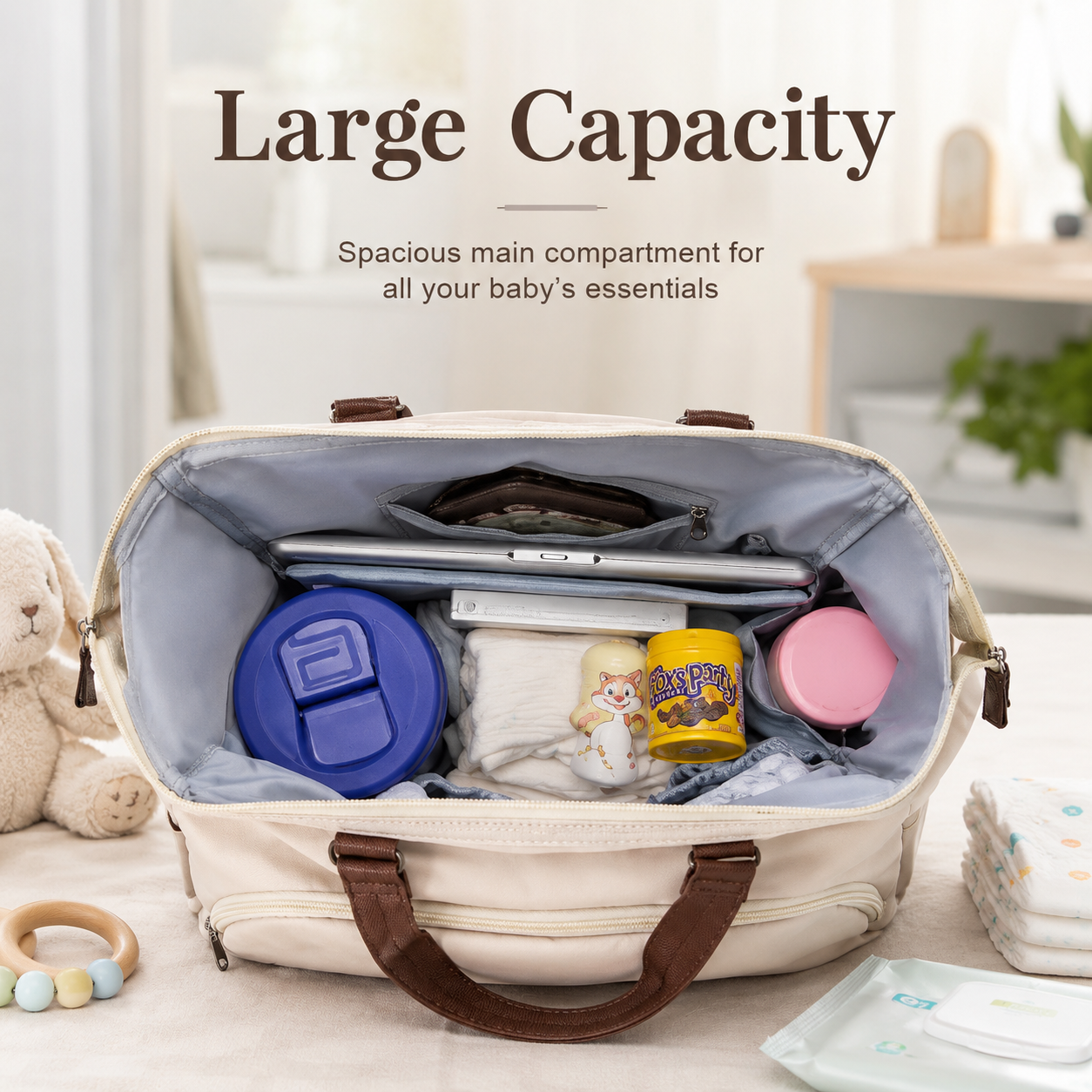 Large Capacity Diaper Bag Momm - Backpack Insert Organizer ulasan dan harga