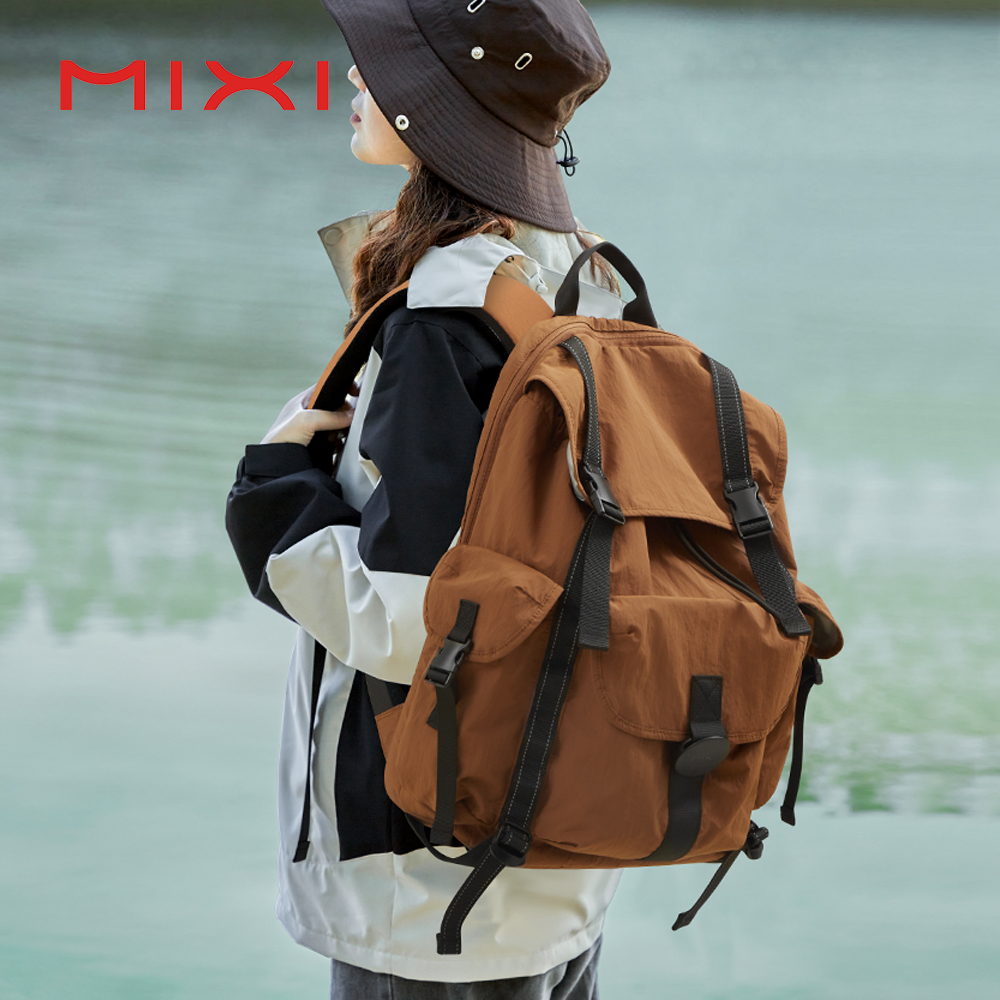Mixi Travel Backpack 18 Inch C - Canvas Backpack Casual ulasan dan harga