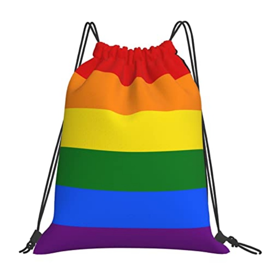 Lgbt Flag Gay Pride Rainbow Un - Drawstring Gym Bag ulasan dan harga