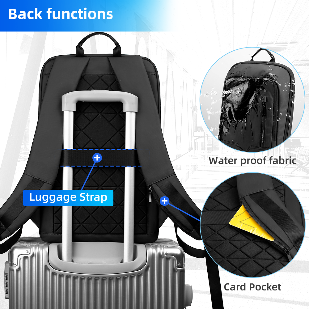 HK Slim Business Backpack for  - Laptop Backpack 15.6 ulasan dan harga