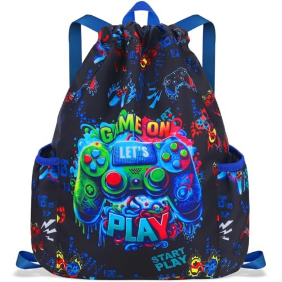 Drawstring Backpack for - Game - Drawstring Gym Bag ulasan dan harga