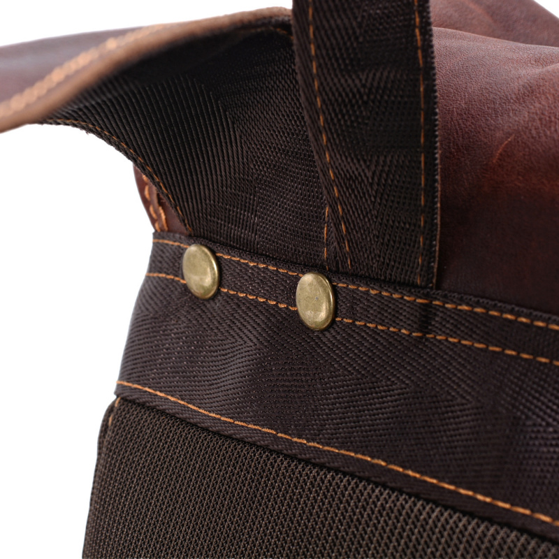 European and American vintage  - Leather Backpack Vintage ulasan dan harga