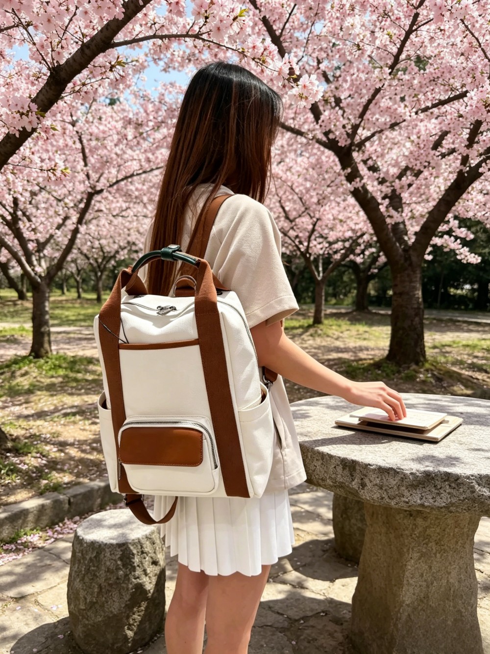 New Fashion Unisex Golf Garmen - Canvas Backpack Casual ulasan dan harga