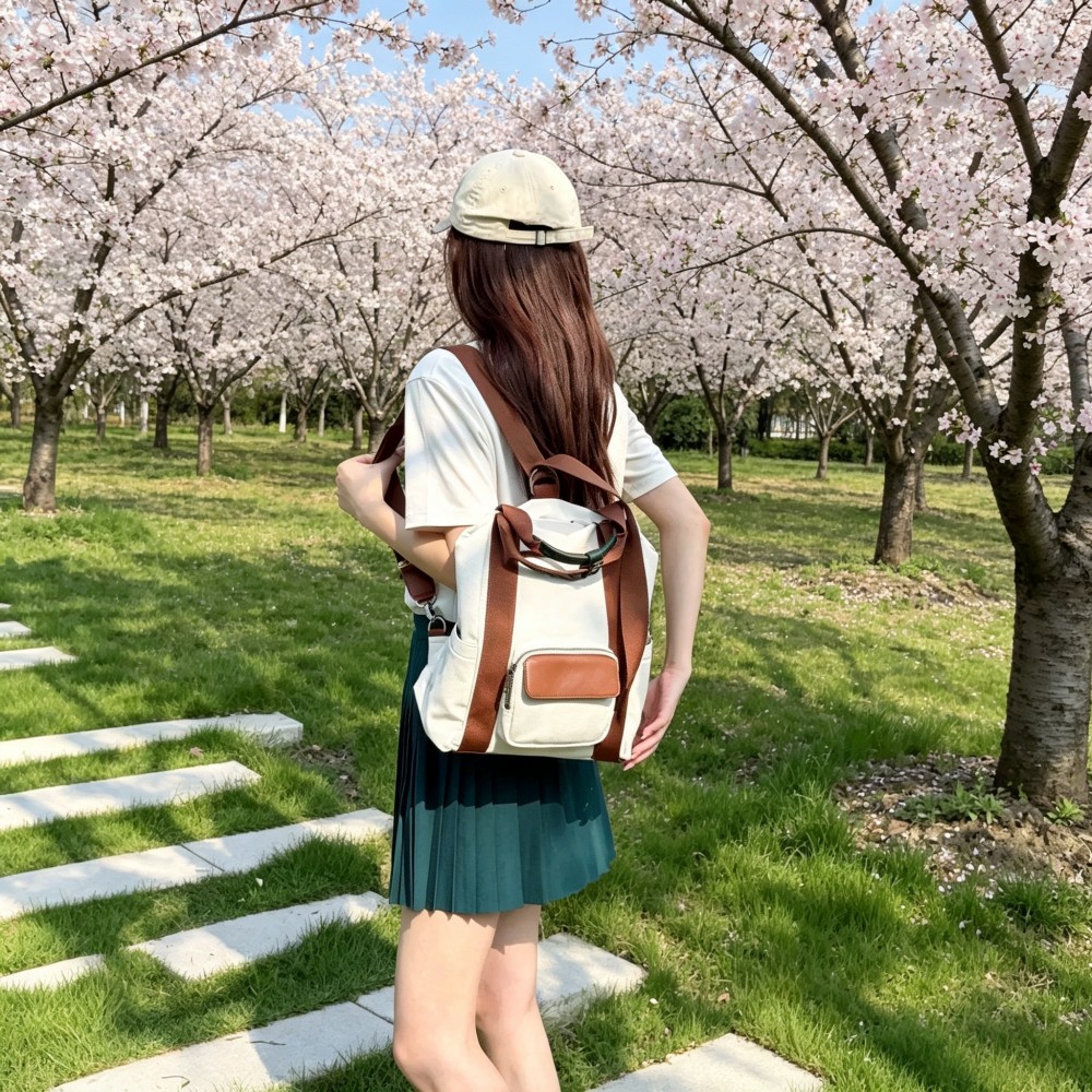New Fashion Unisex Golf Garmen - Canvas Backpack Casual ulasan dan harga
