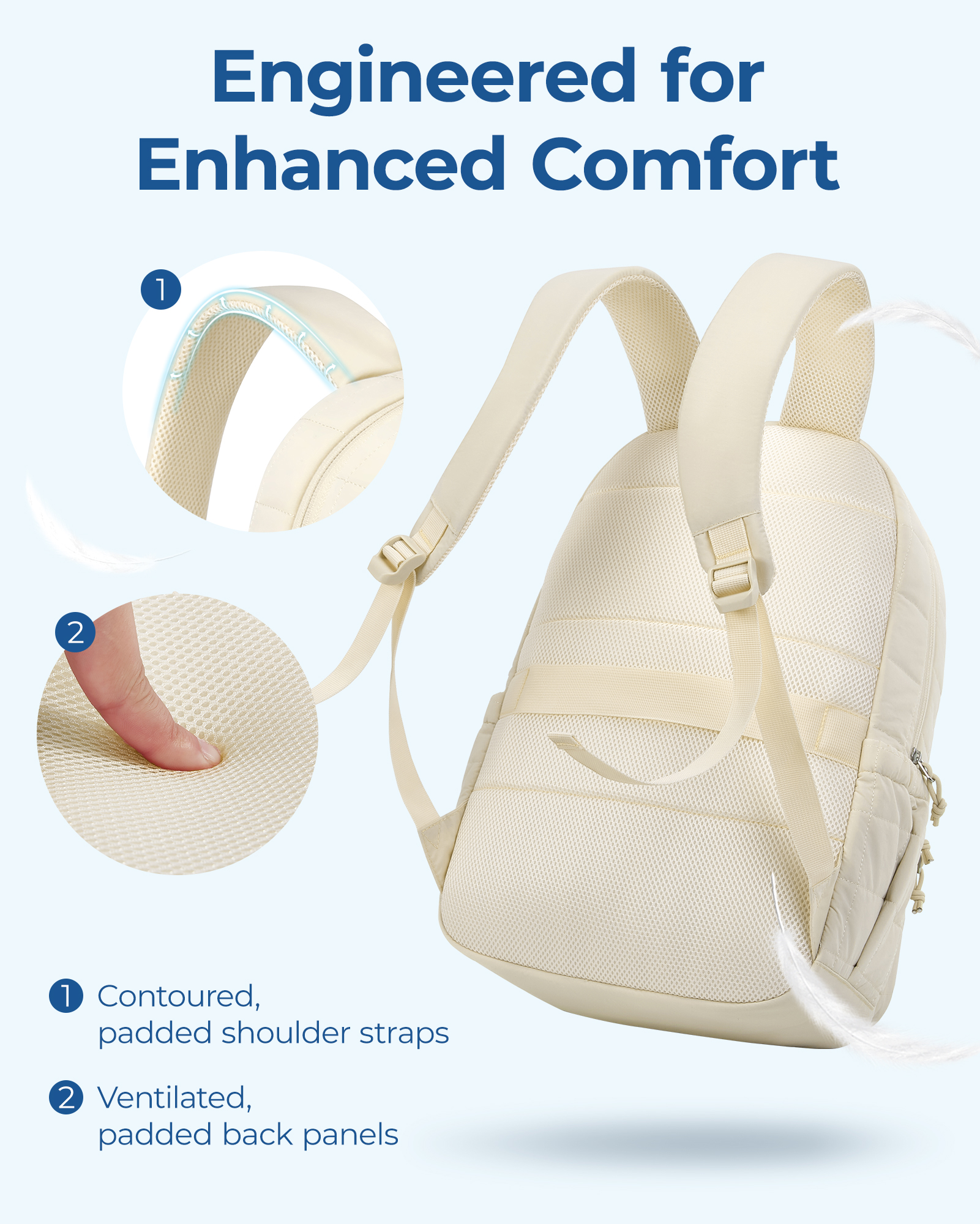 BAGSMART Laptop Bags College C - Laptop Backpack 15.6 ulasan dan harga