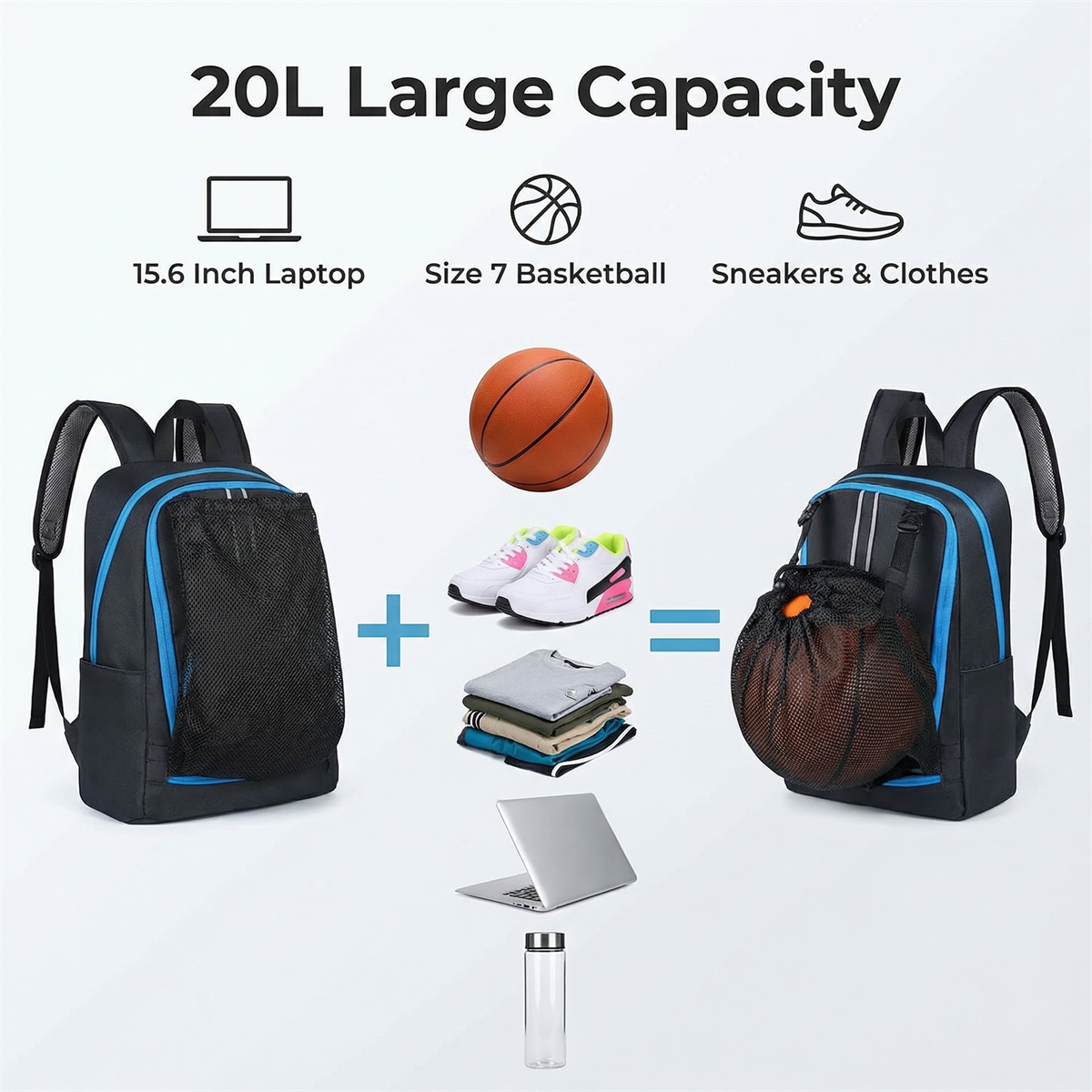 Basketball Bag Swimming Bag We - Drawstring Gym Bag ulasan dan harga