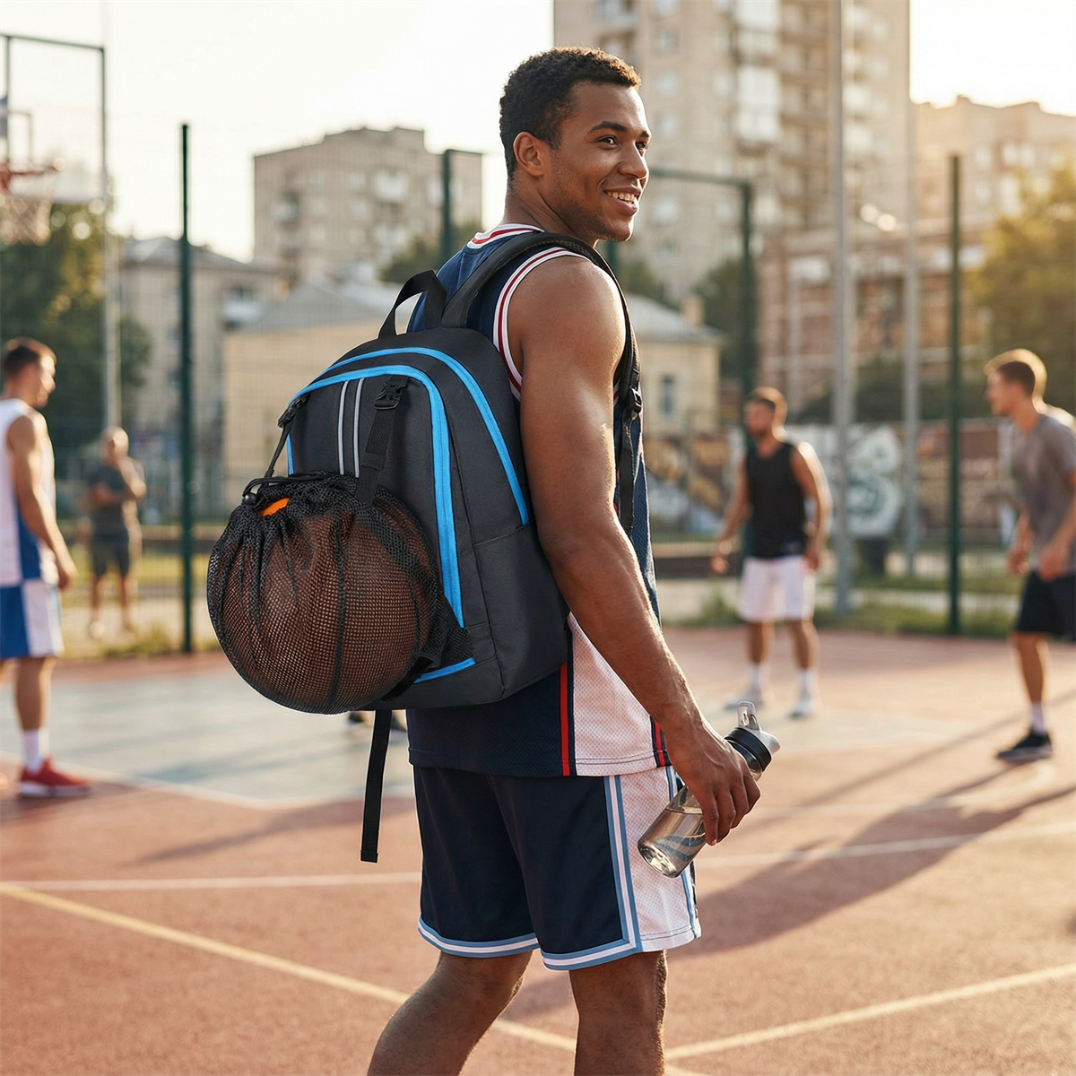 Basketball Bag Swimming Bag We - Drawstring Gym Bag ulasan dan harga