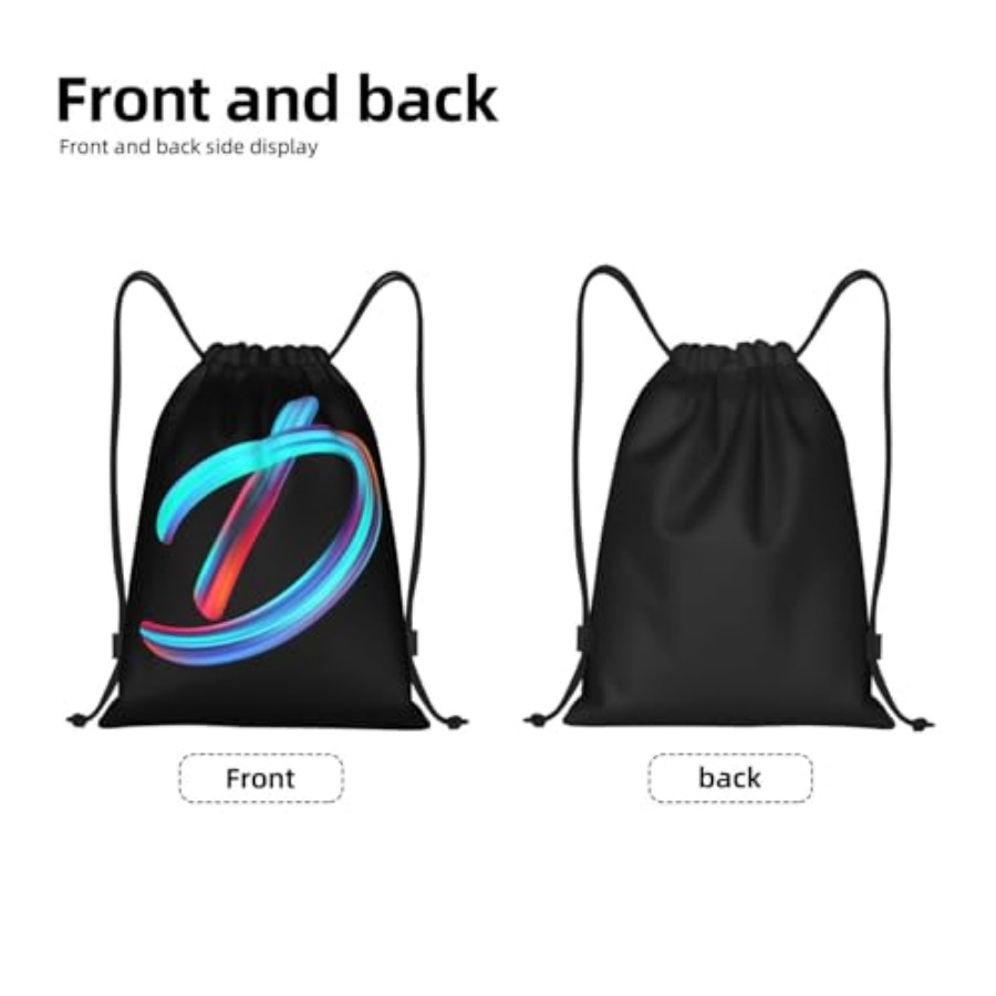 Drawstring Bags Initial Drawst - Drawstring Gym Bag ulasan dan harga